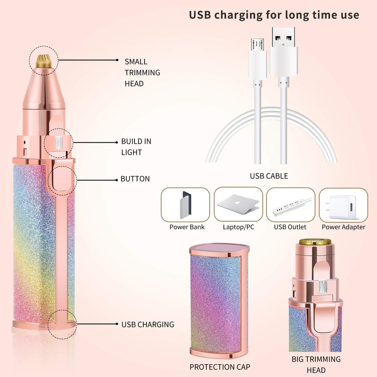 2-in-1 Flawless Eyebrow Trimmer