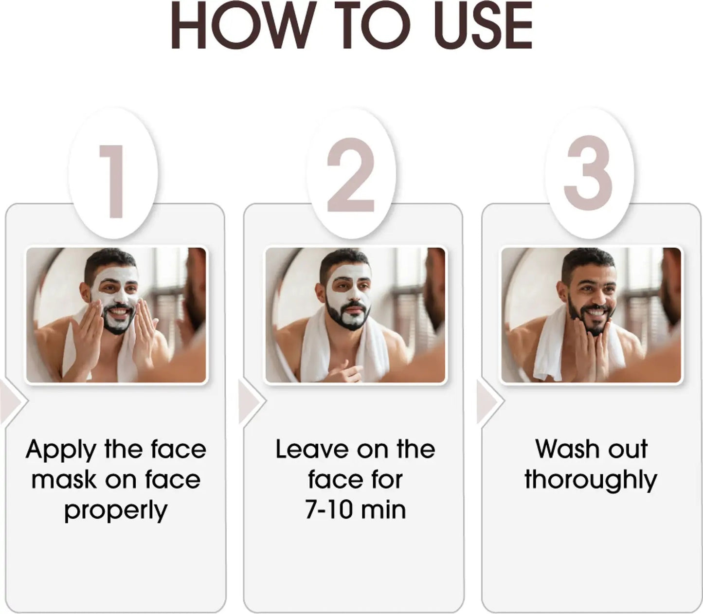 Niconi Men Enzyme De-Tan Pack for Face