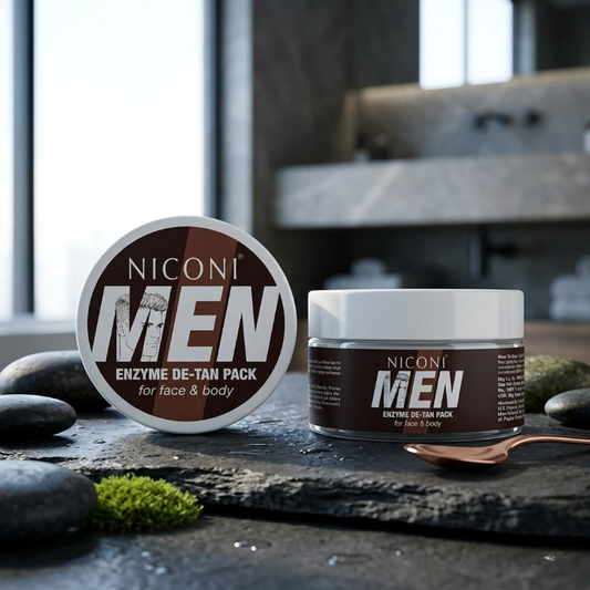 Niconi Men Enzyme De-Tan Pack for Face