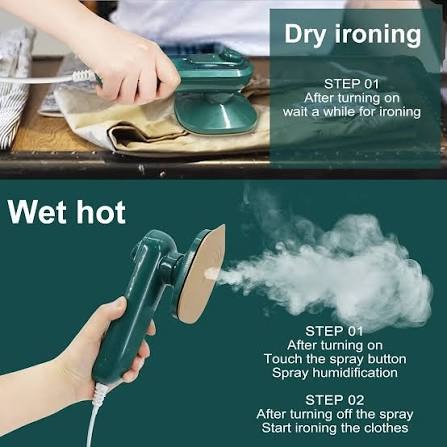 Portable Steam Iron | Professional Travelling Iron With Box